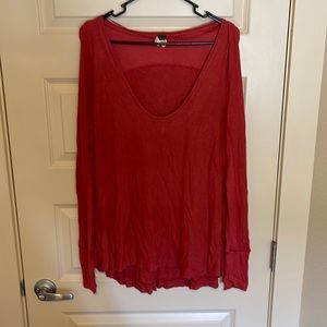 We the People, thermal like long sleeve top, size M